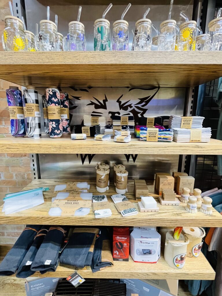 Zero Waste Supplies at Weber State Downtown Store