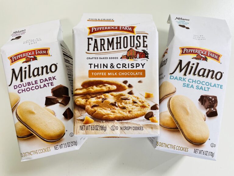 Pepperidge Farms cookie packages