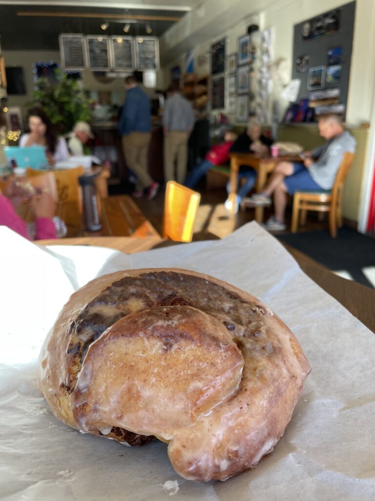 Cinnamon Roll at Red Rock Bakery & Cafe in Moab