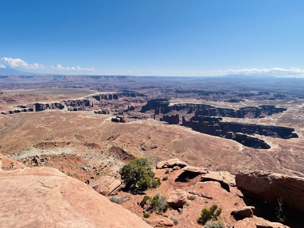 Grand View Point Overlook in Canyonlands National Park