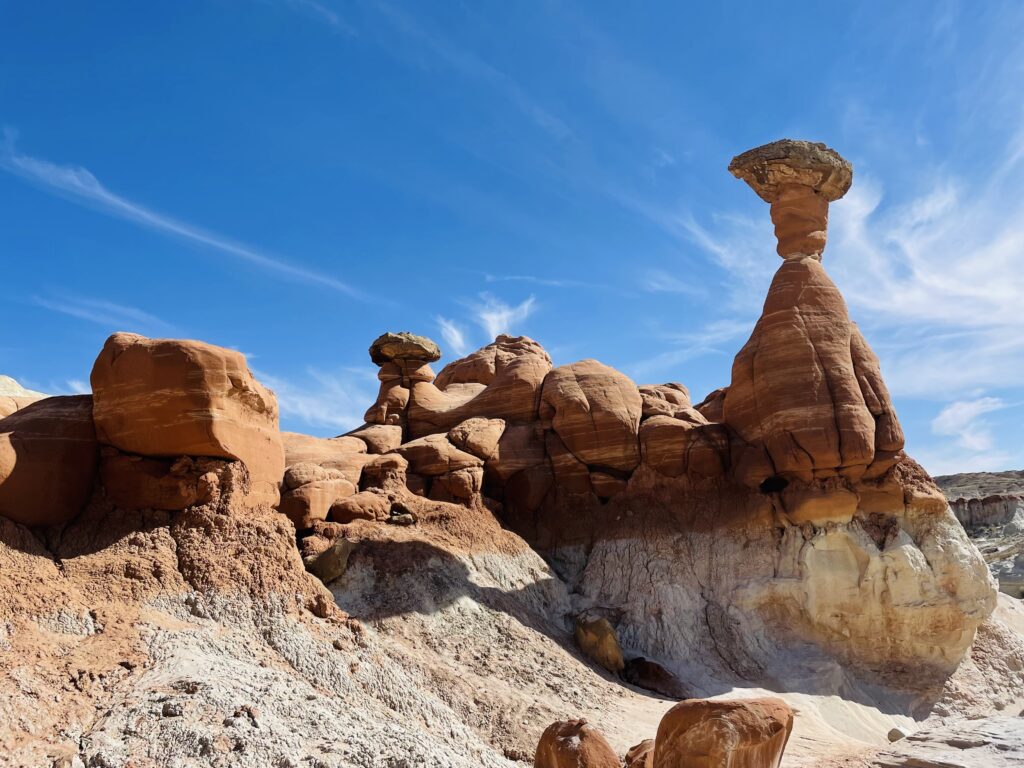 Toadstool Hoodoos in Kanab Utah